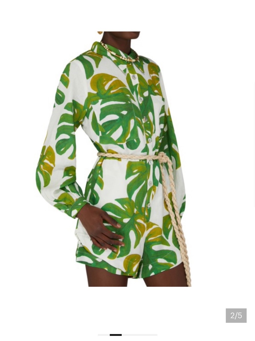 FARM Rio Monstera Romper - Picture 2 of 8
